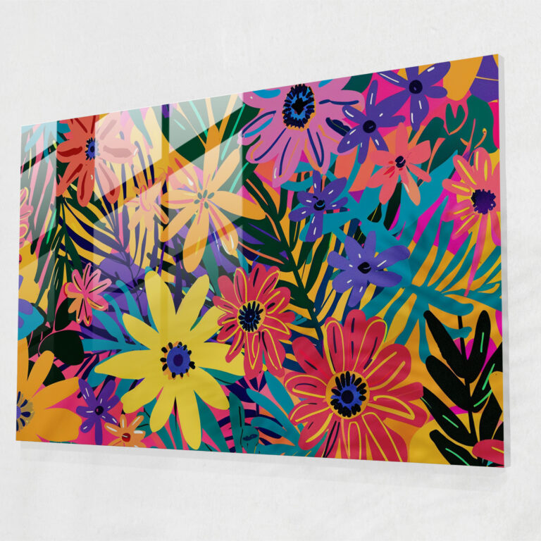 Henri Matisse Modern Art - Vibrant Floral Pattern - Henri Matisse, Glass Art, Henri Matisse, Modern Art