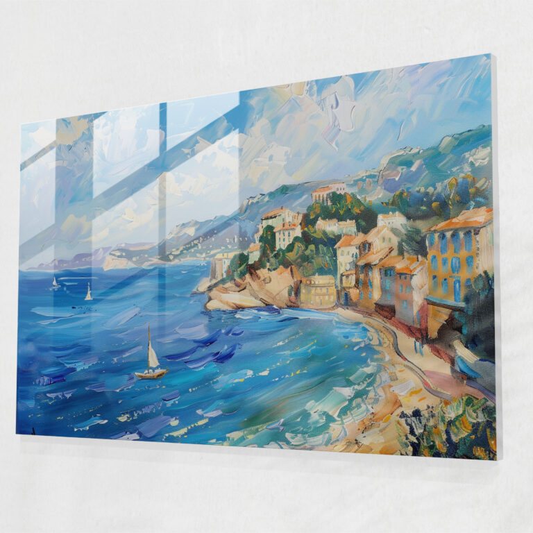 Henri Matisse Glass Print - Calming Sea View - Henri Matisse, Glass Print, Glass Art, Modern Art