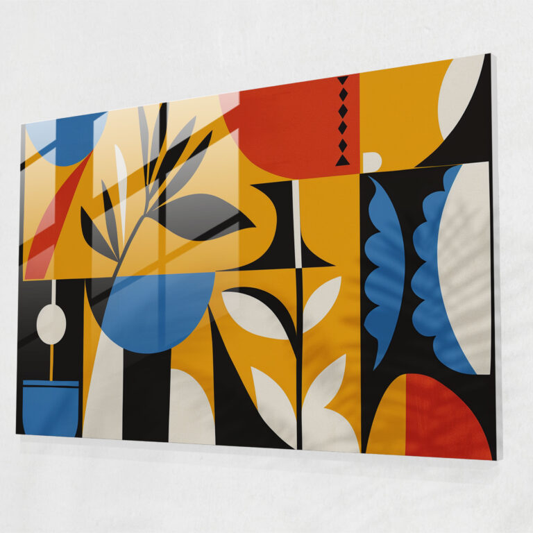 Henri Matisse Wall Decoration: Bold Geometric Shapes - Henri Matisse, Glass Print, Glass Art, Wall Decoration