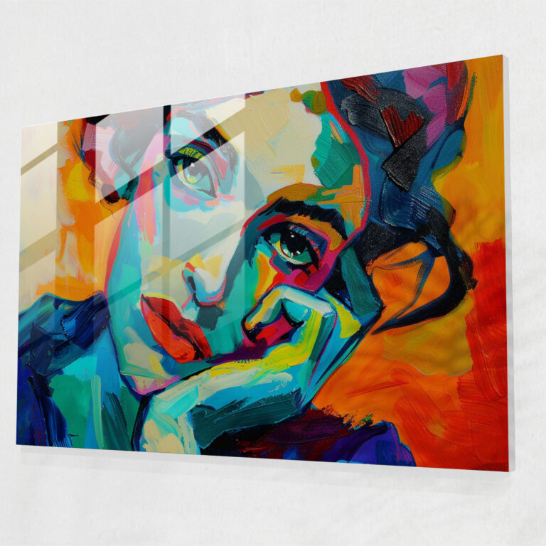 Henri Matisse Modern Art: Expressive Portrait - Henri Matisse, Home Decoration, Glass Art, Modern Art