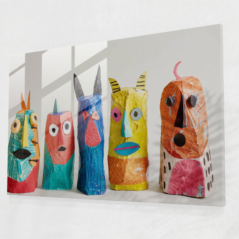Exaggerated Figures Glass Print Wall Art - Henri Matisse, Home Decoration, Glass Wall Art, Henri Matisse