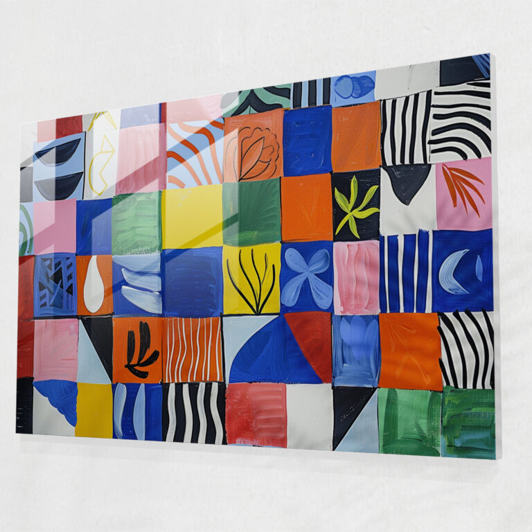 Geometric Patterns Glass Print Wall Art - Henri Matisse, Glass Print, Modern Art, Glass Wall Art