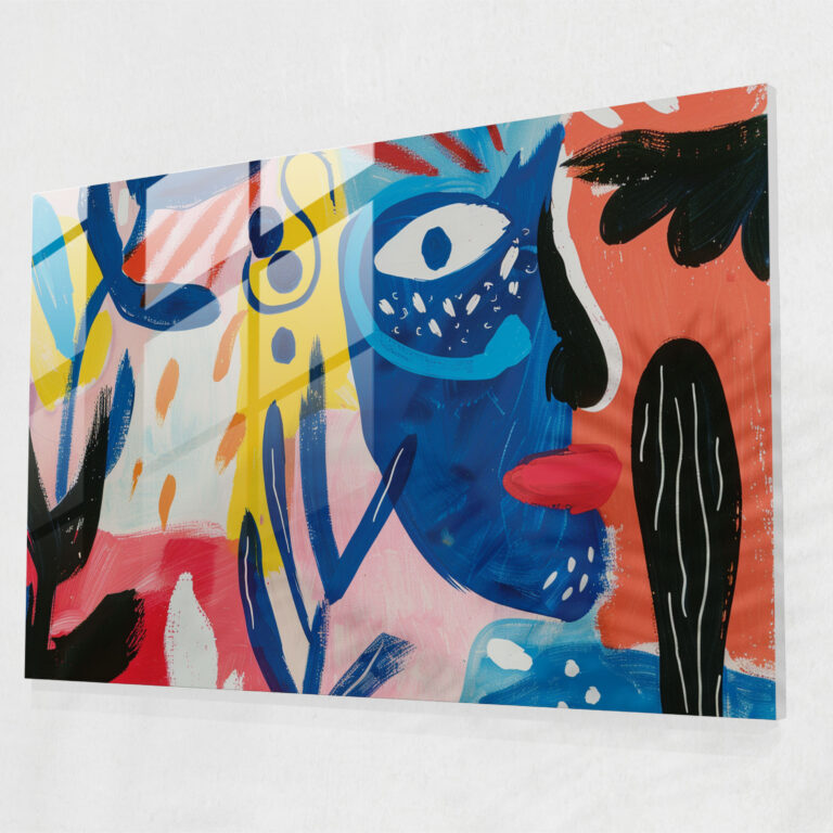 Abstract Shapes Glass Print Wall Art - Henri Matisse, Wall Decoration, Modern Art, Glass Print