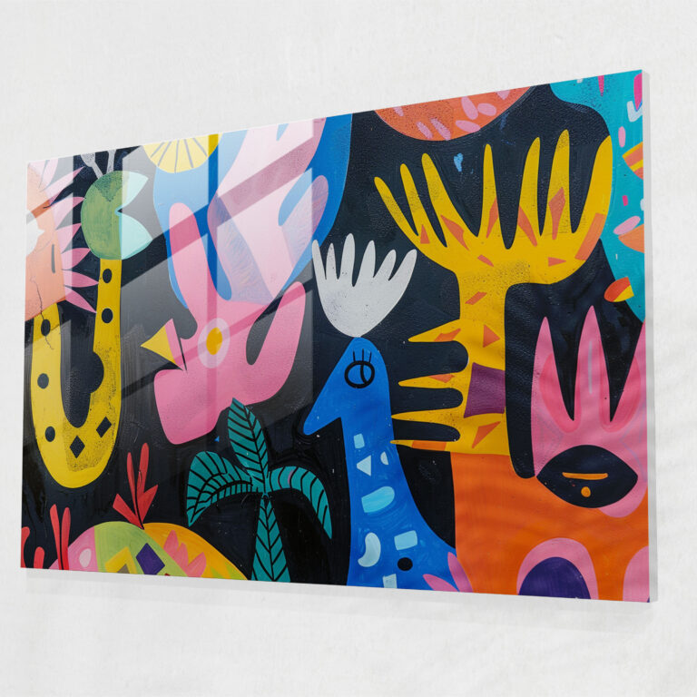 Henri Matisse Glass Wall Art - Whimsical Characters - Henri Matisse, Glass Wall Art, Modern Art, Wall Decoration