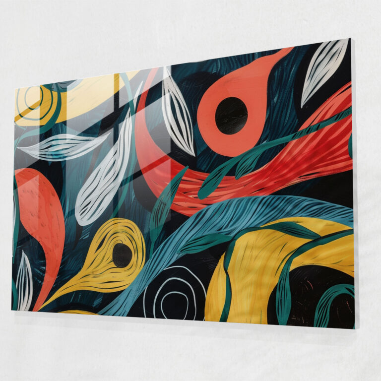 Henri Matisse Glass Art - Organic Shapes - Henri Matisse, Modern Art, Glass Art, Glass Wall Art