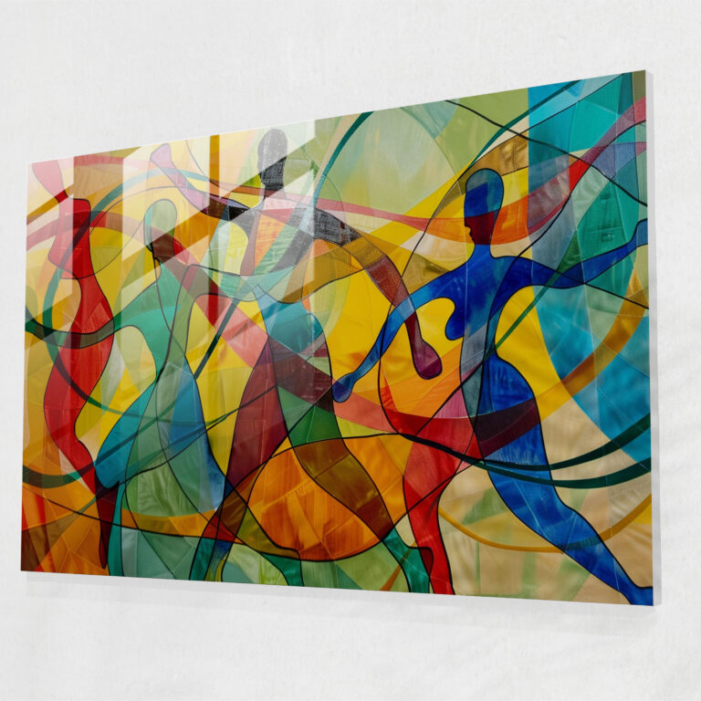 Henri Matisse Glass Print - Abstract Figures - Henri Matisse, Henri Matisse, Modern Art, Wall Decoration