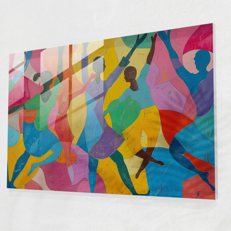 Henri Matisse Glass Print - Abstract Dancers - Henri Matisse, Wall Decoration, Glass Print, Glass Art