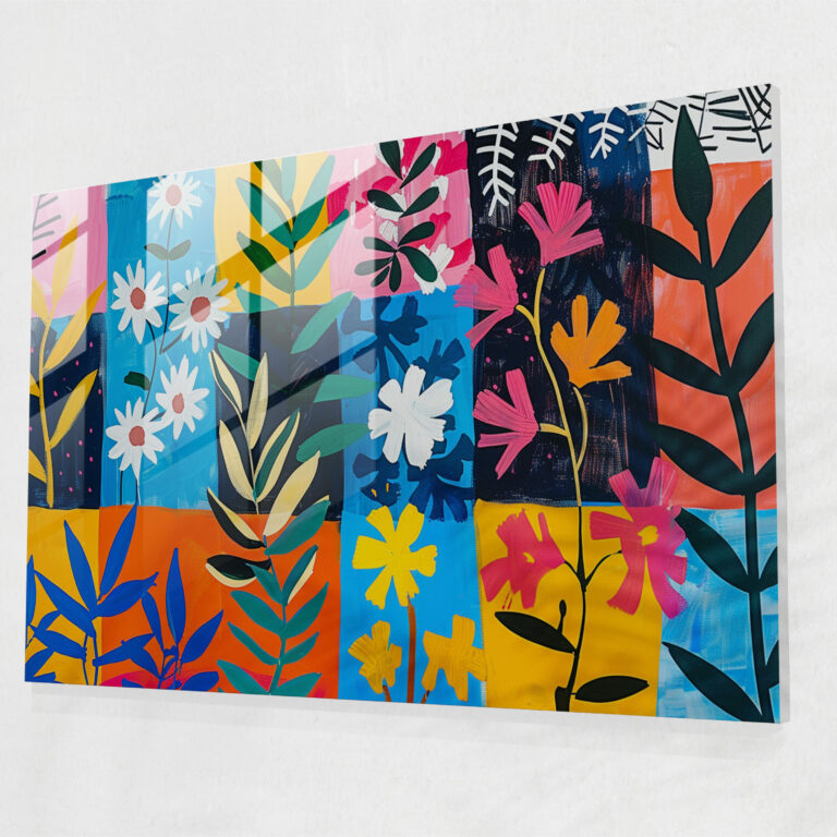 Henri Matisse Glass Wall Art - Geometric Patterns - Henri Matisse, Henri Matisse, Geometric Patterns, Glass Wall Art