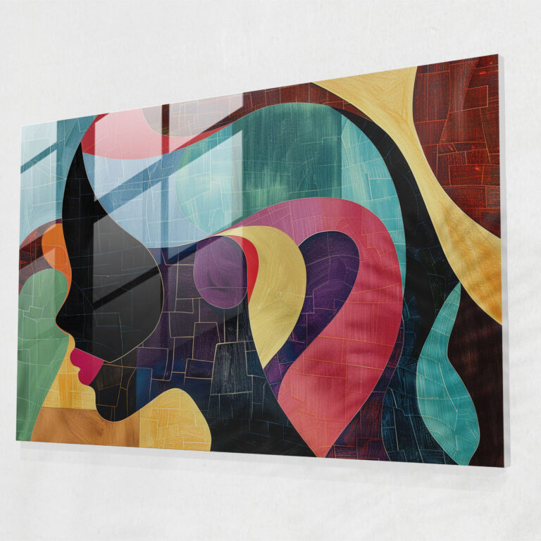Henri Matisse Glass Print - Woman's Silhouette - Henri Matisse, Glass Art, Henri Matisse, Glass Wall Art
