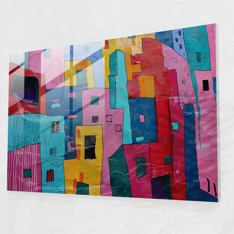 Henri Matisse Glass Wall Art: Abstract Cityscape - Henri Matisse, Abstract, Home Decoration, Cityscape