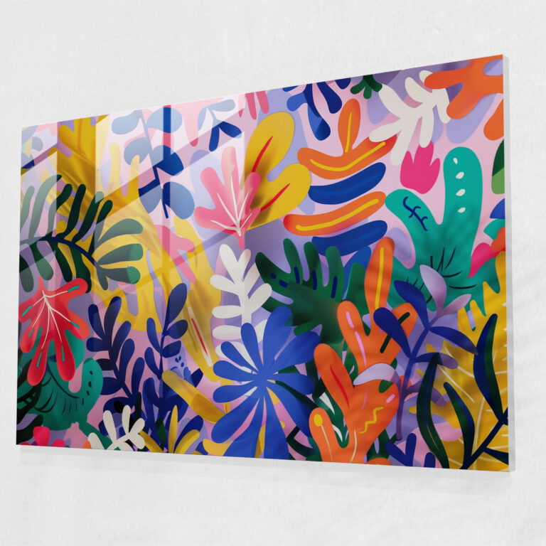 Whimsical Henri Matisse Glass Print - Henri Matisse, Henri Matisse, Glass Wall Art, Wall Decoration