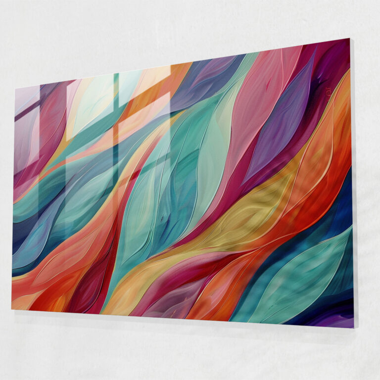 Fluid Lines Glass Art - Henri Matisse, Wall Decoration, Home Decoration, Glass Wall Art