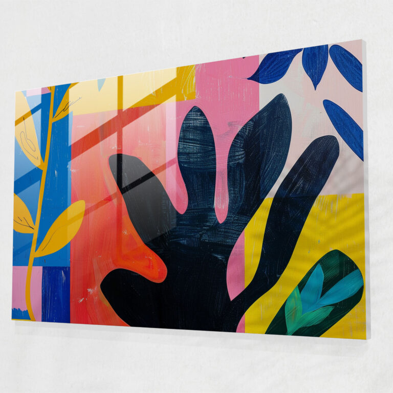 Minimalistic Henri Matisse Glass Wall Art - Henri Matisse, Glass Art, Glass Print, Glass Wall Art