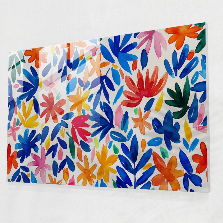 Floral Henri Matisse Glass Art - Henri Matisse, Glass Art, Henri Matisse, Glass Wall Art