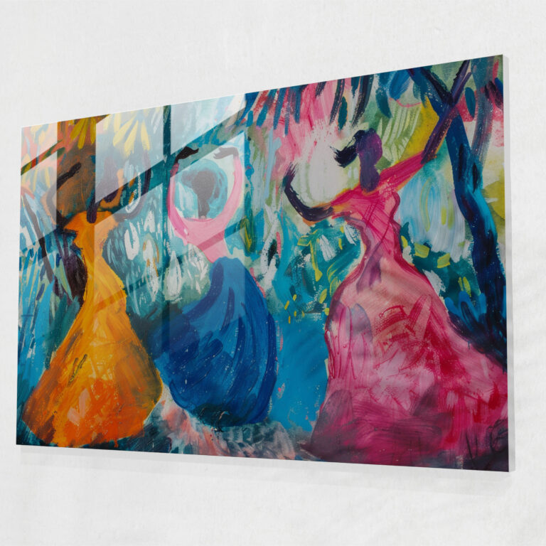Henri Matisse Glass Print: Whimsical Garden Glass Wall Art - Henri Matisse, Whimsical Art, Glass Wall Art, Wall Decoration