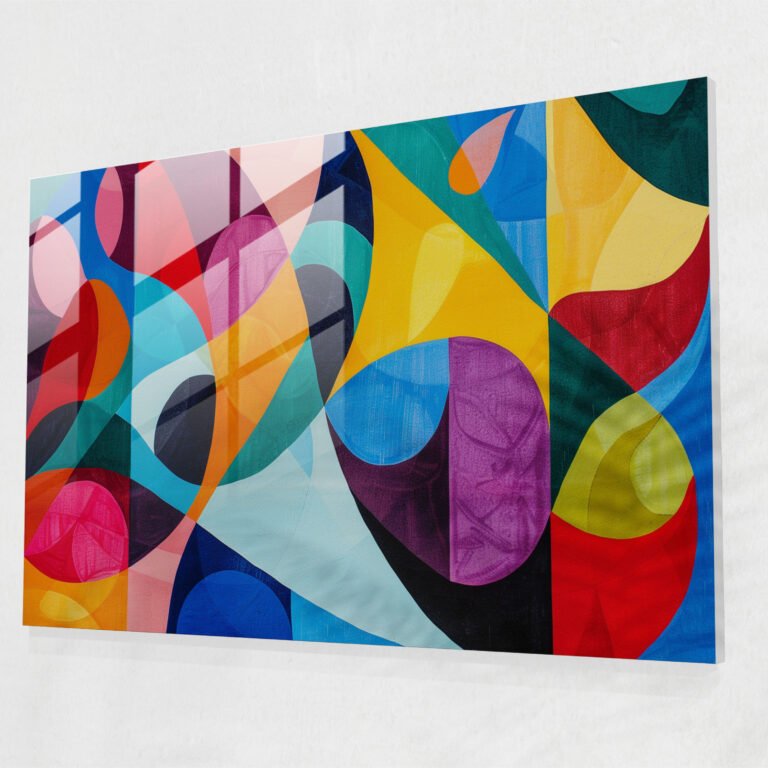 Henri Matisse Glass Print: Vibrant Abstract Glass Wall Art - Henri Matisse, Abstract Shapes, Glass Print, Vibrant Colors