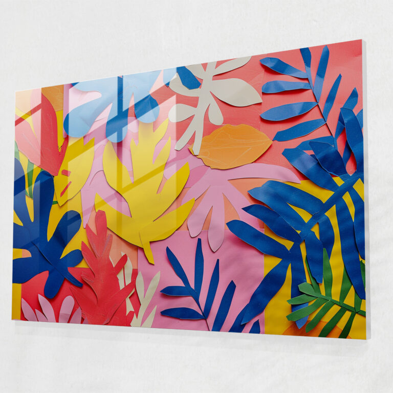 Playful Henri Matisse Glass Wall Art - Henri Matisse, Home Decoration, Glass Art, Henri Matisse