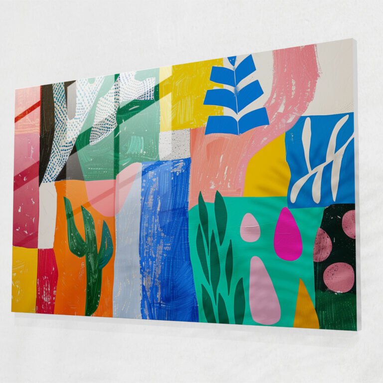 Henri Matisse Home Decoration: Bright Abstract Patterns - Henri Matisse, Glass Print, Modern Art, Henri Matisse
