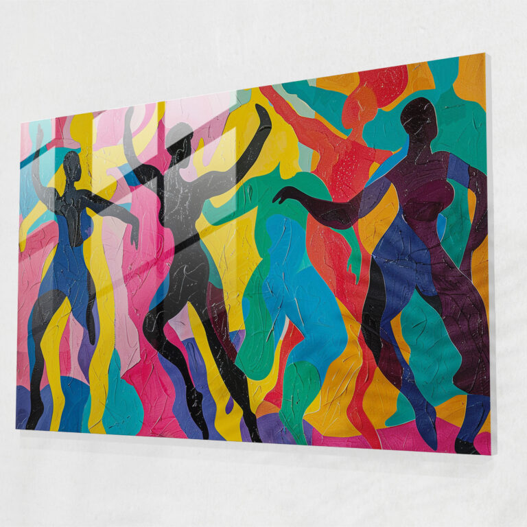 Henri Matisse Wall Decoration: Dancing Figures Composition - Henri Matisse, Wall Decoration, Modern Art, Glass Art
