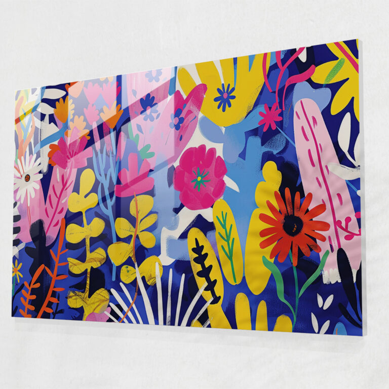 Henri Matisse Glass Art: Bold Floral Patterns - Henri Matisse, Wall Decoration, Henri Matisse, Home Decoration