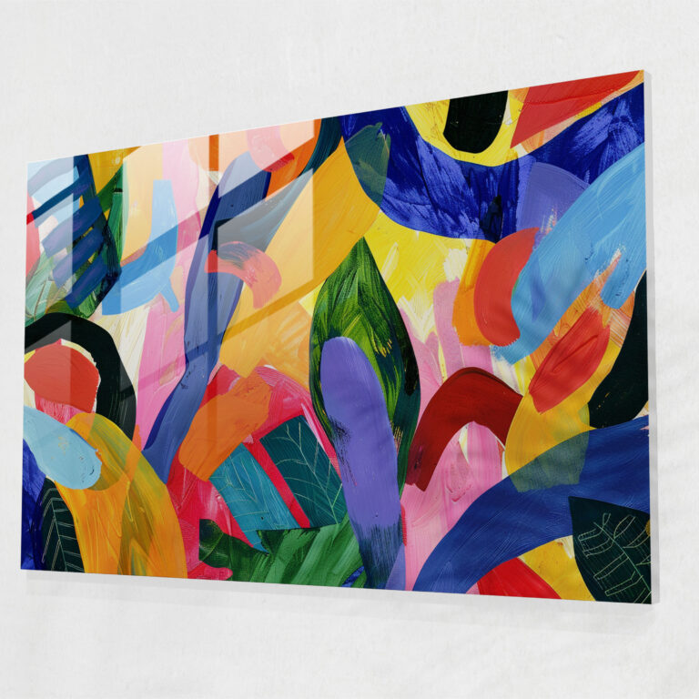 Henri Matisse Glass Wall Art - Abstract Patterns - Henri Matisse, Henri Matisse, Abstract Shapes, Energetic Colors