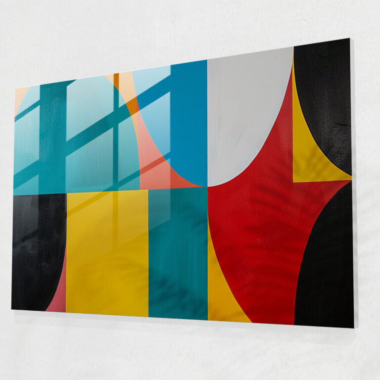 Henri Matisse Glass Wall Art - Bold Color Blocks - Henri Matisse, Wall Decoration, Glass Wall Art, Minimalist Design