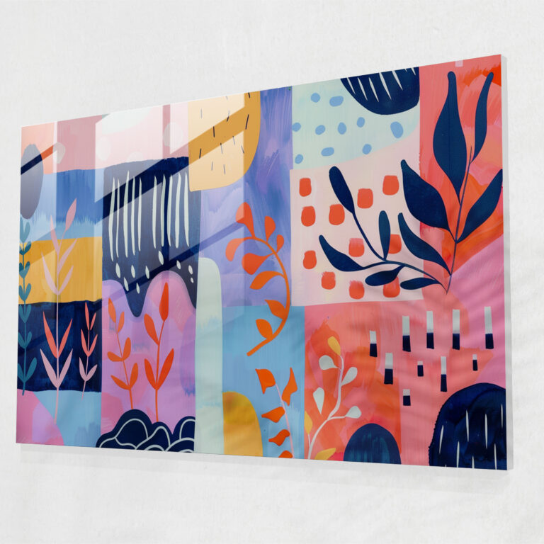 Henri Matisse Home Decoration - Playful Shapes - Henri Matisse, Pastel Palette, Home Decoration, Glass Print