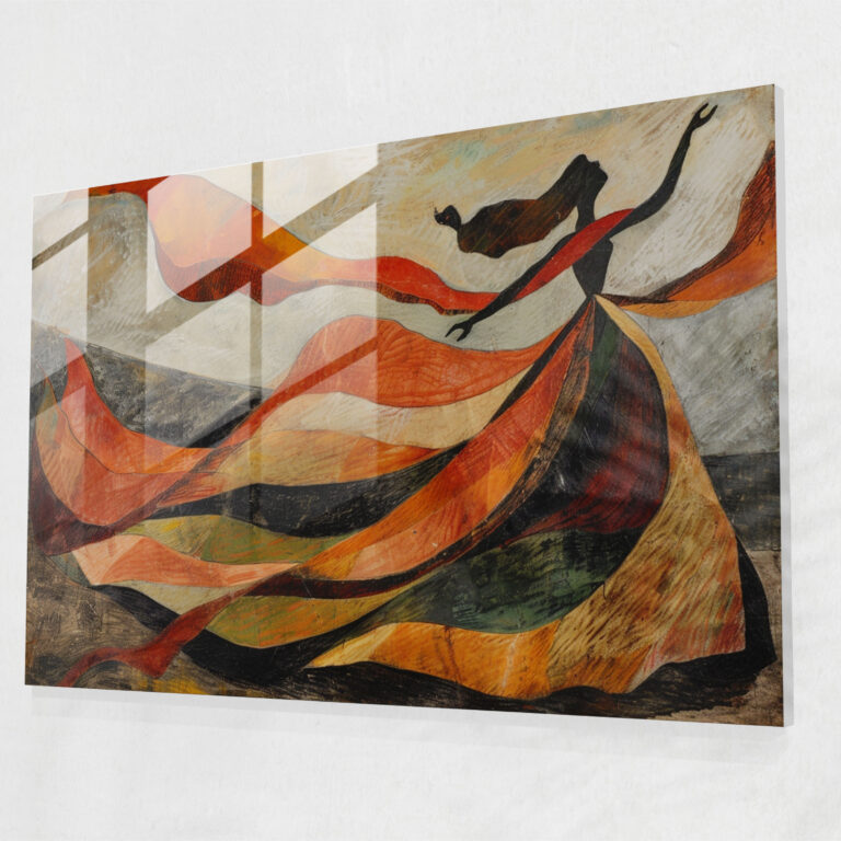 Henri Matisse Glass Wall Art - Woman Dancing - Henri Matisse, Henri Matisse, Glass Wall Art, Home Decoration