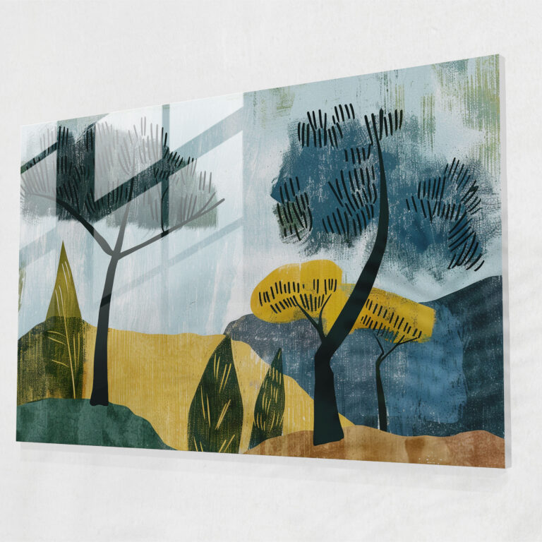 Henri Matisse Glass Wall Art - Serene Landscape - Henri Matisse, Modern Art, Glass Art, Henri Matisse