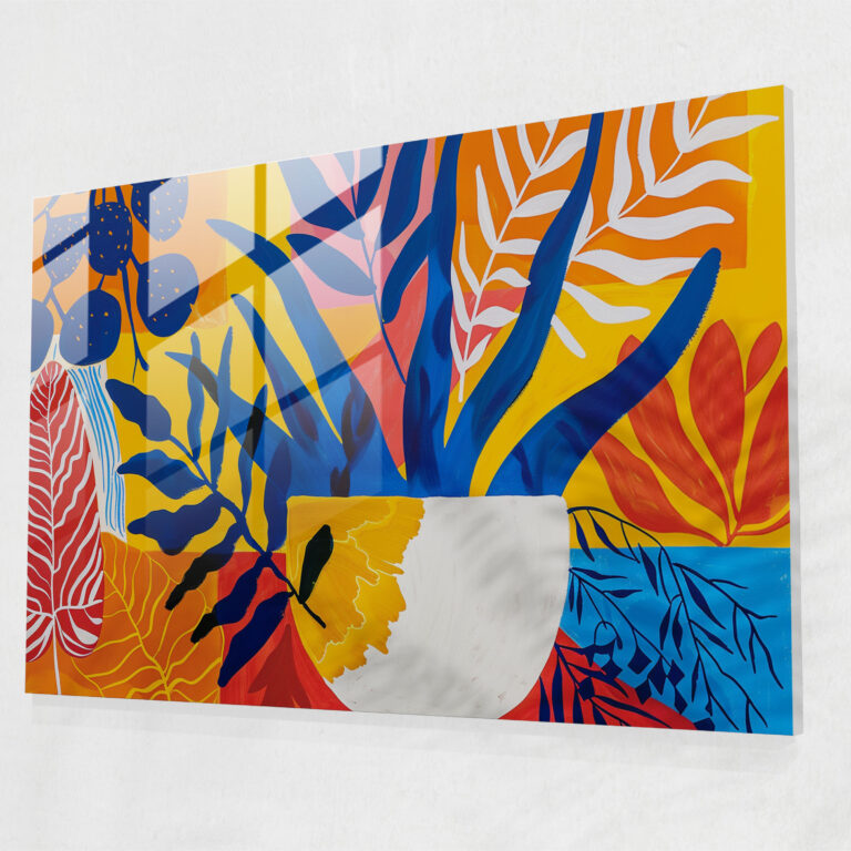 Henri Matisse Glass Print - Bold Patterns - Henri Matisse, Henri Matisse, Modern Art, Glass Print