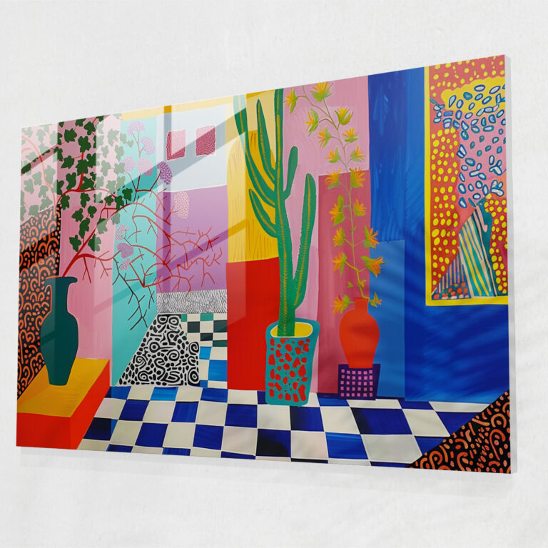 Henri Matisse Glass Print Geometric Patterns - Henri Matisse, Glass Print, Modern Art, Henri Matisse