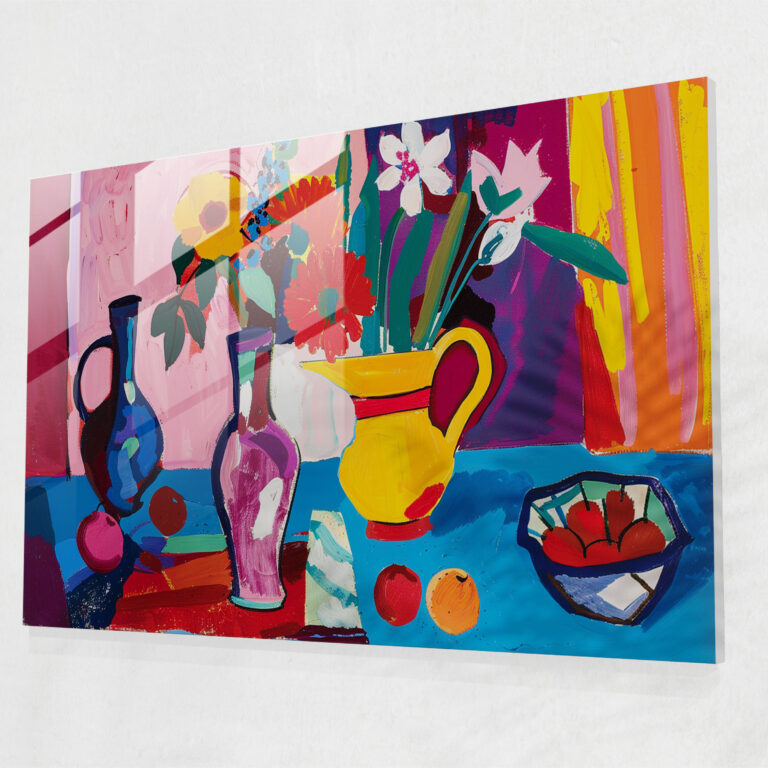 Henri Matisse Glass Print Still Life Composition - Henri Matisse, Glass Wall Art, Wall Decoration, Henri Matisse