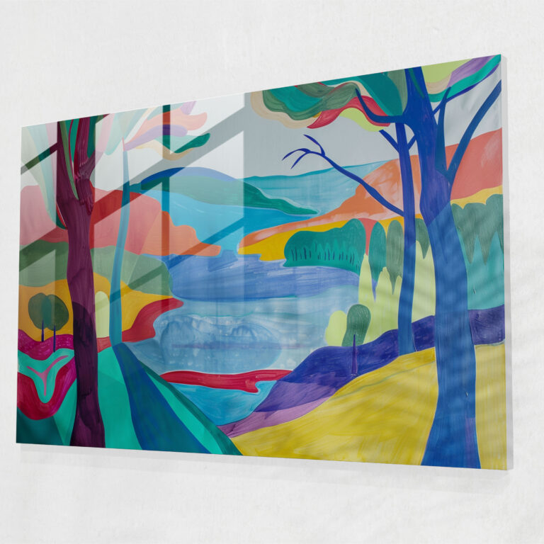 Henri Matisse Glass Print Abstract Landscape - Henri Matisse, Wall Decoration, Glass Wall Art, Home Decoration