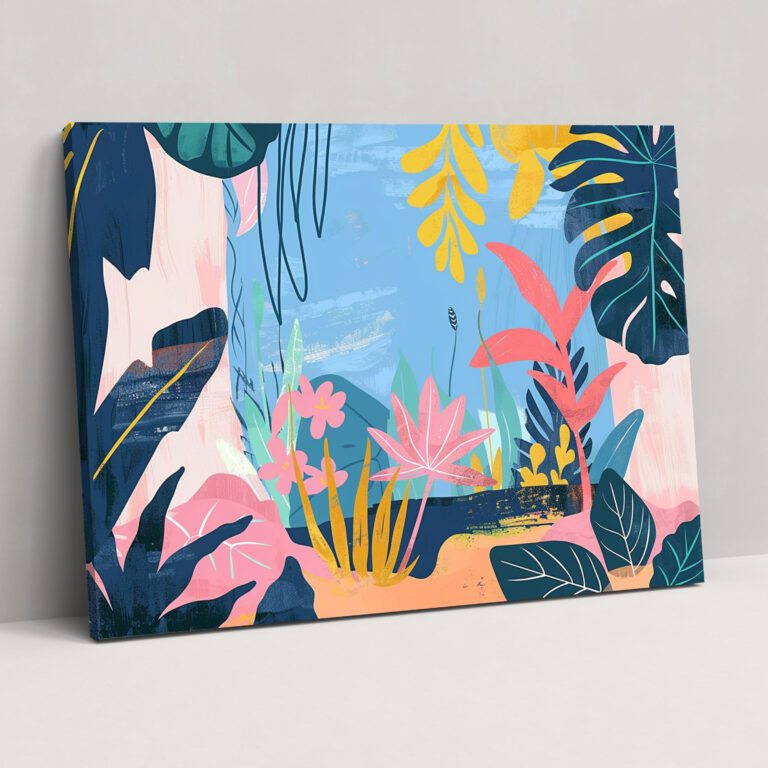 Tropical Henri Matisse Style Wall Art - Henri Matisse, Wall Art, Wall Decoration, Canvas