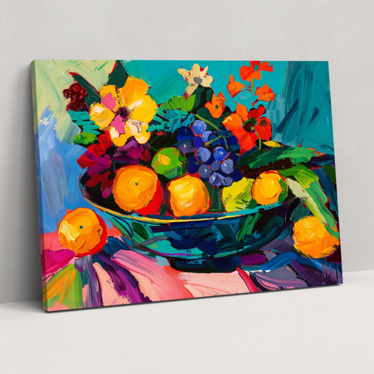 Bold Still Life Henri Matisse Style Canvas Print - Henri Matisse, Canvas Wall Art, Henri Matisse Style, Wall Decoration