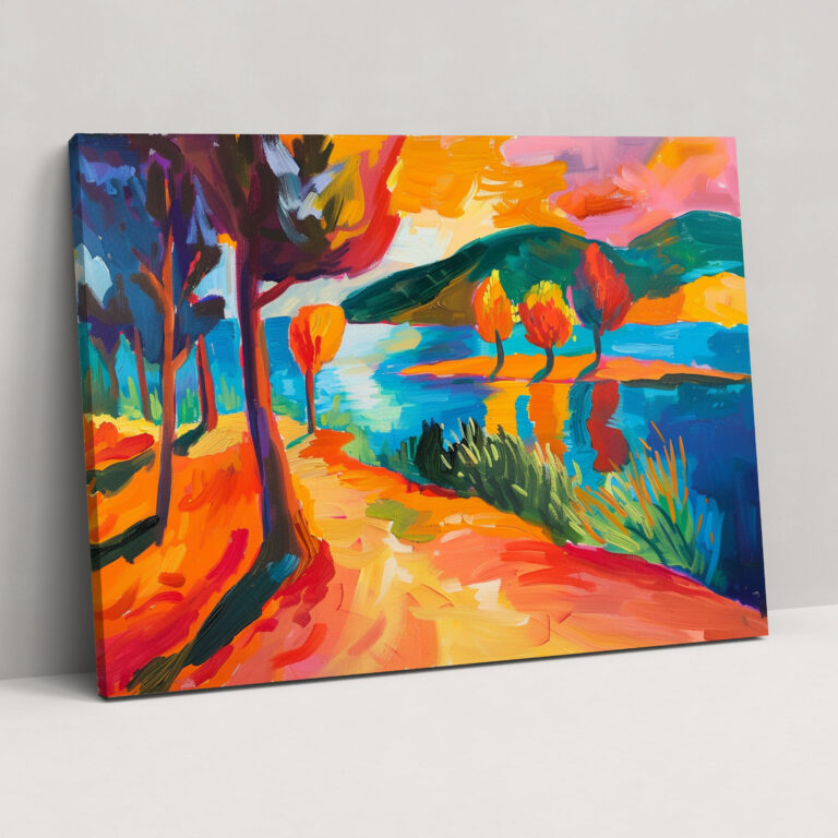 Vibrant Fauvist Landscape Henri Matisse Canvas Print - Henri Matisse, Wall Decoration, Henri Matisse, Wall Art