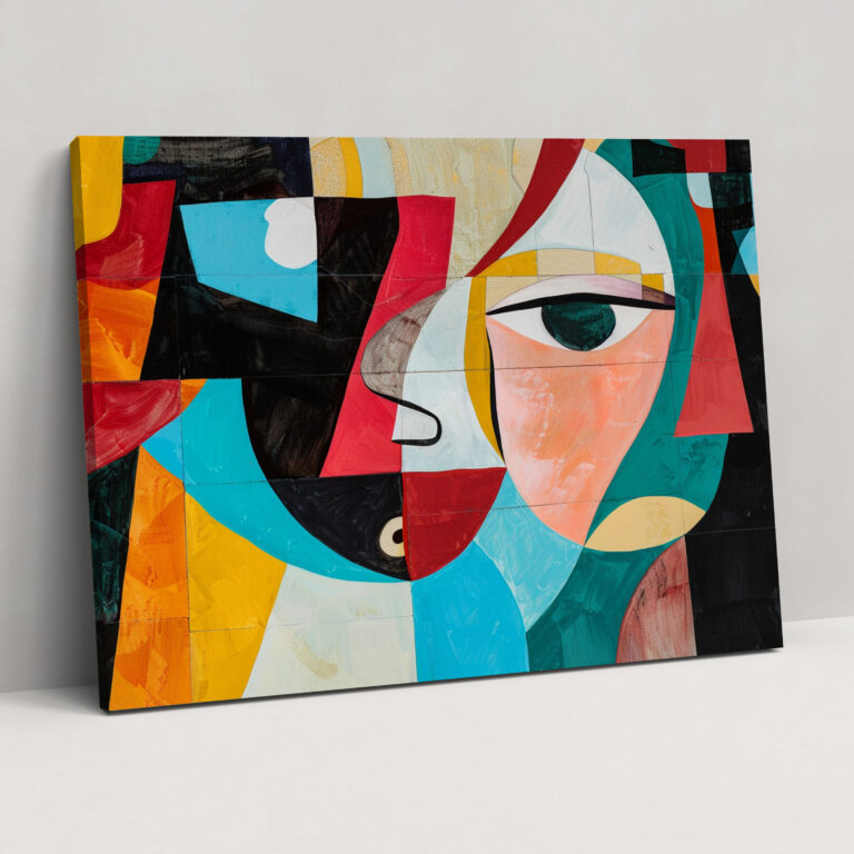 Fragmented Cubist Henri Matisse Canvas Print - Henri Matisse, Wall Art, Wall Decoration, Home Decoration
