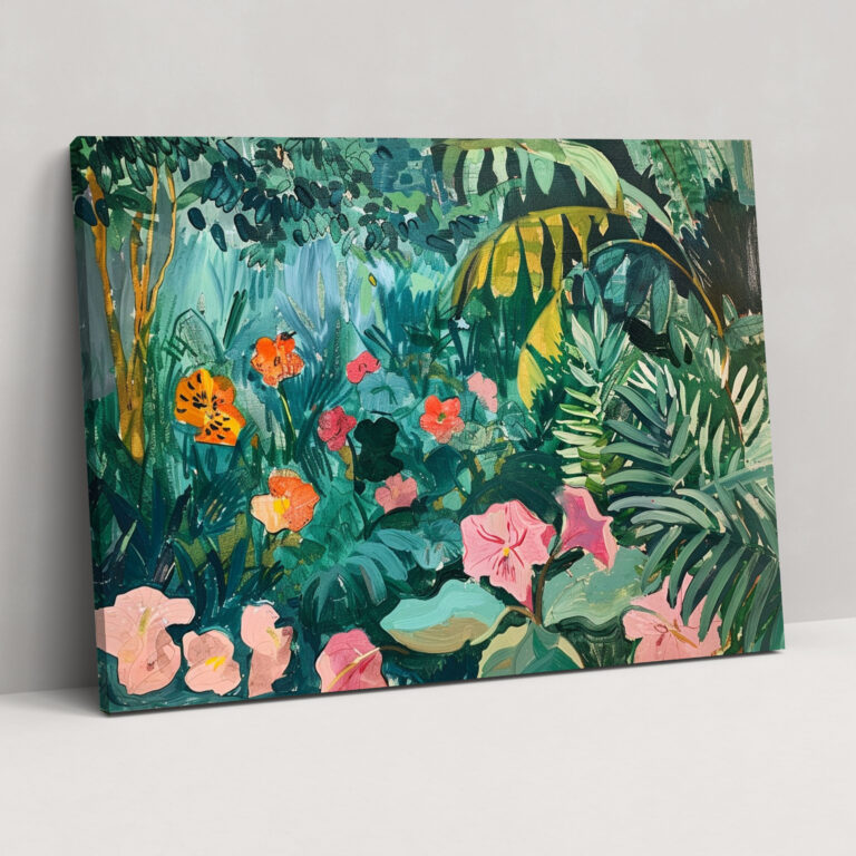 Henri Matisse Wall Decoration - Henri Matisse, Canvas, Lush Garden, Canvas Print