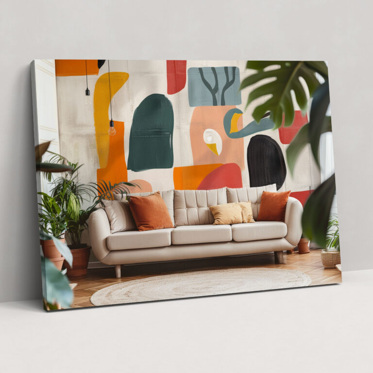 Abstract Henri Matisse Inspired Wall Art - Henri Matisse, Canvas, Wall Decoration, Home Decoration
