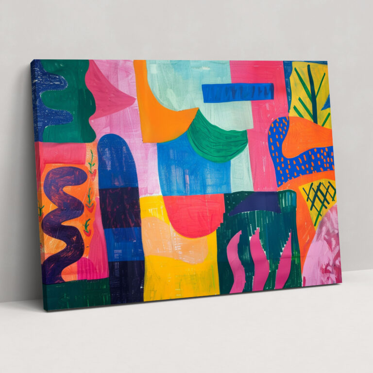 Henri Matisse Abstract Canvas Print - Henri Matisse, Canvas Print, Henri Matisse, Wall Decoration