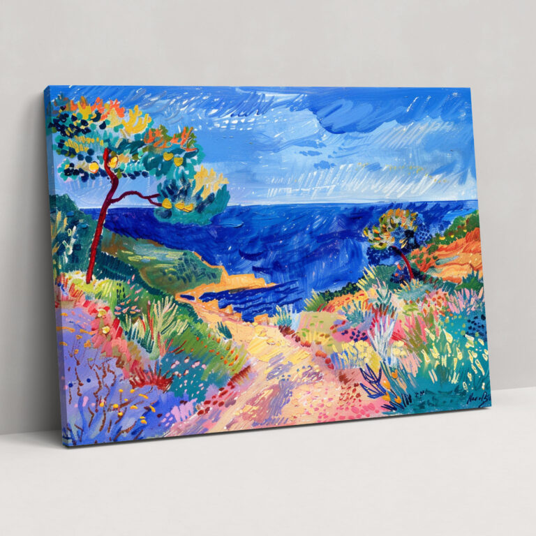 Seaside Landscape Henri Matisse Canvas Print - Henri Matisse, Wall Art, Canvas, Canvas Print