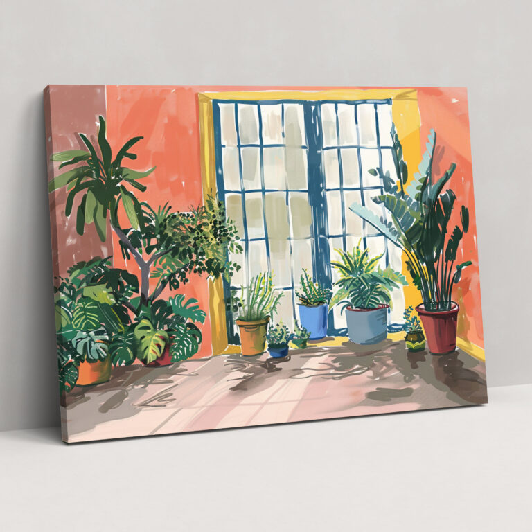Indoor Garden Henri Matisse Canvas Print - Henri Matisse, Henri Matisse, Wall Art, Canvas