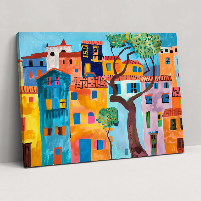 Cityscape Urban Buildings Henri Matisse Canvas Print - Henri Matisse, Canvas, Canvas Wall Art, Henri Matisse
