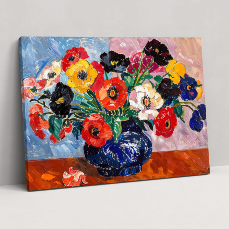 Henri Matisse Floral Still Life Wall Art - Henri Matisse, Henri Matisse, Wall Art, Canvas