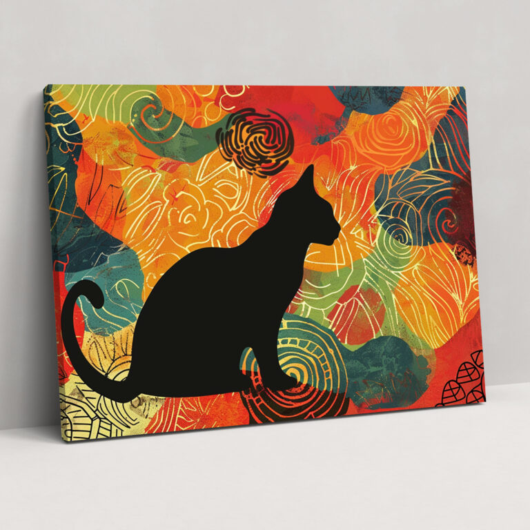 Henri Matisse Cat Silhouette Wall Art - Henri Matisse, Home Decoration, Wall Decoration, Henri Matisse