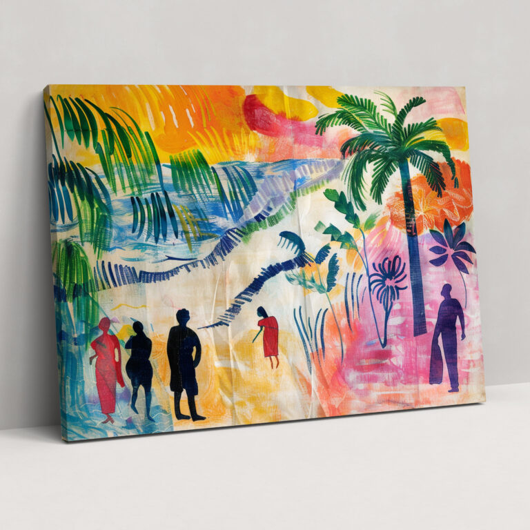 Henri Matisse Wall Decoration: Beach Scene - Henri Matisse, Wall Decoration, Henri Matisse, Canvas