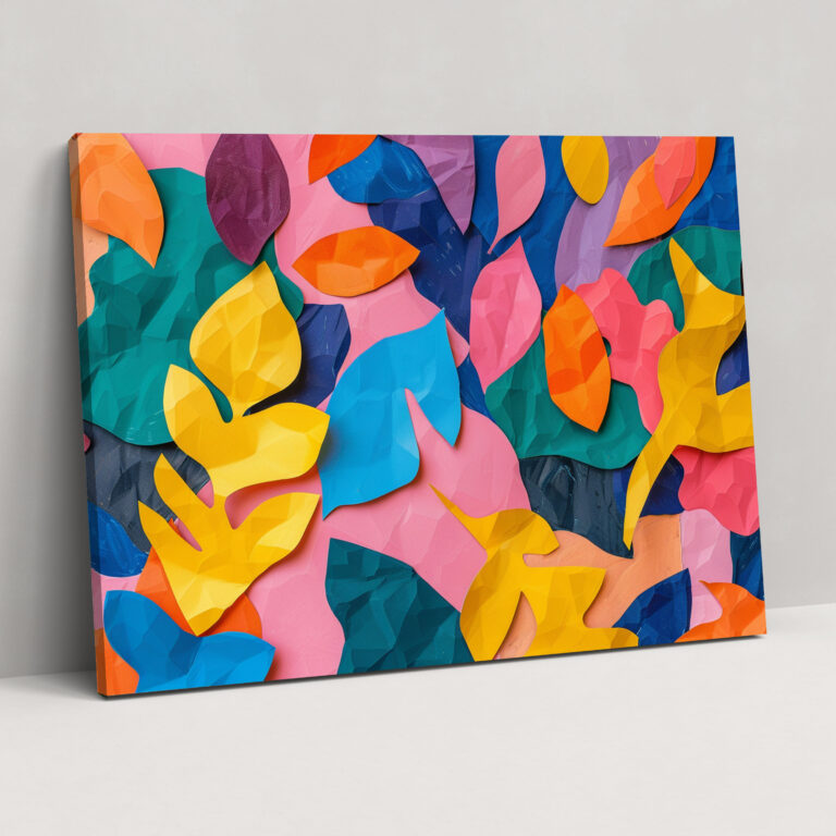 Henri Matisse Colorful Cutouts Wall Decoration - Henri Matisse, Home Decoration, Playful Design, Colorful Cutouts