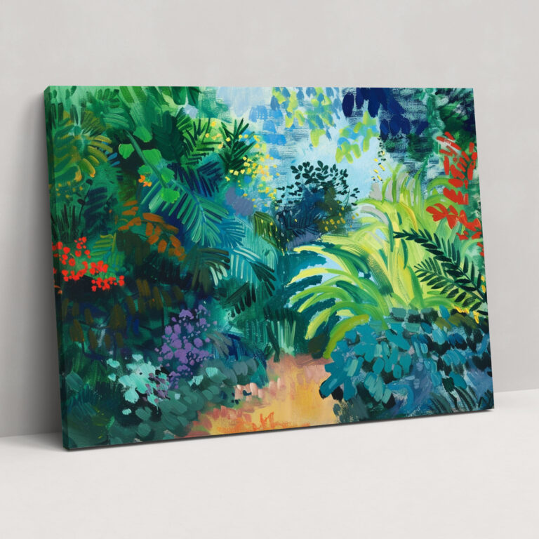Henri Matisse Garden Scene Canvas Print - Henri Matisse, Canvas Wall Art, Canvas, Wall Art