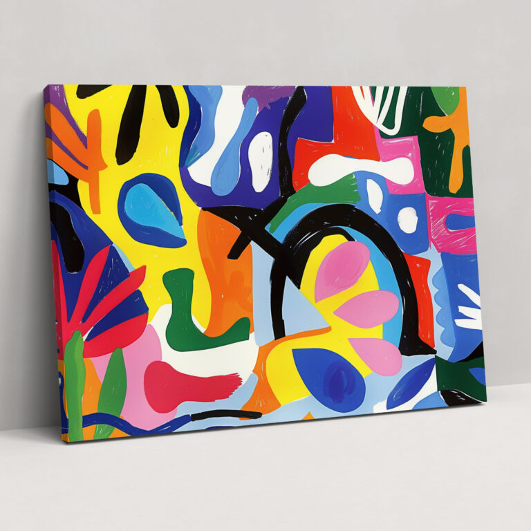 Henri Matisse Abstract Canvas Print - Henri Matisse, Home Decoration, Wall Decoration, Canvas
