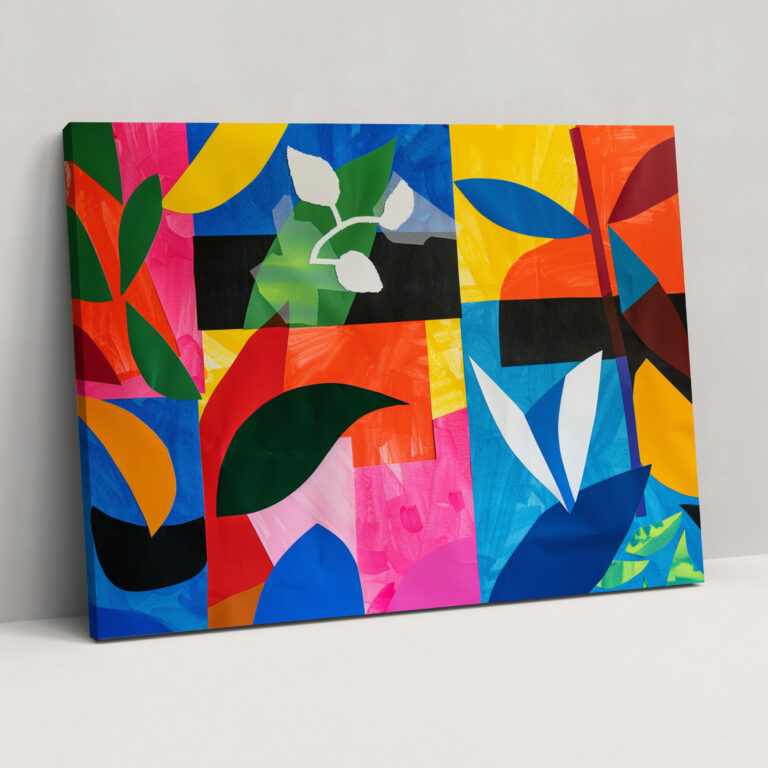 Henri Matisse Collage Canvas Print - Henri Matisse, Wall Decoration, Canvas, Home Decoration